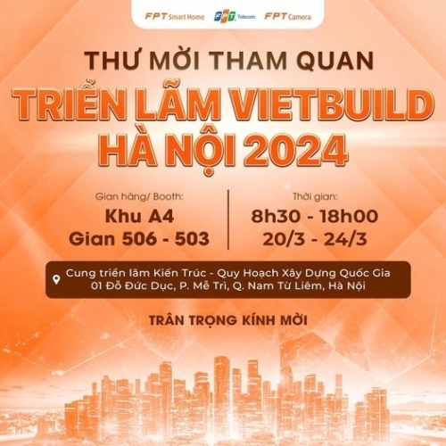 FPT Smart Home tại Triển lãm Quốc Tế VietBuild Hà Nội 2024